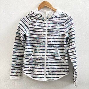 IVIVVA By Lululemon Long Sleeve Striped Hoodie Size 12